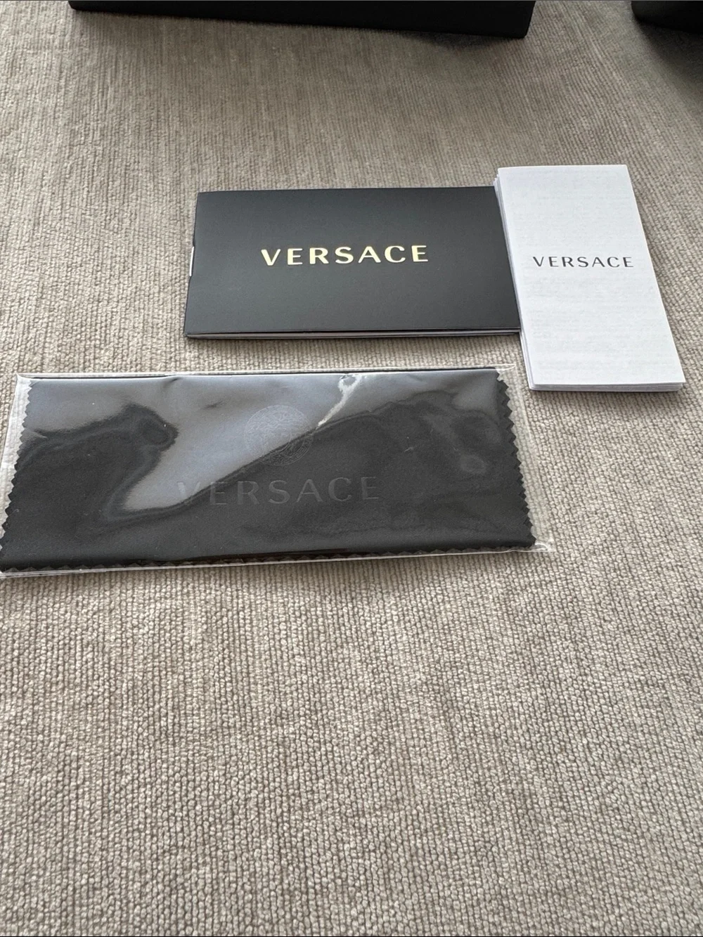 Versace Black Shield Sunglasses with Gold Medusa Side Emblems BNIB UNISEX